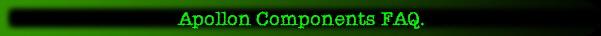 Apollon Components FAQ.