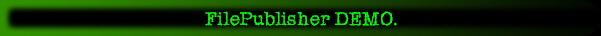 FilePublisher DEMO.